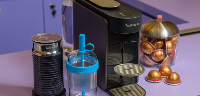 nespresso blue bottle